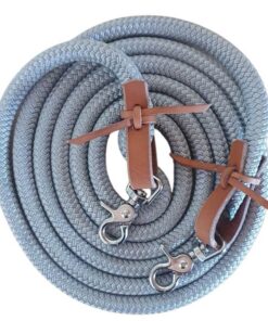 silverfärgad reptygel för ridning