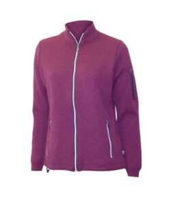 Ulltröja Flisan vinröd