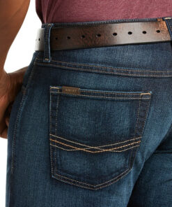 bakficka mörka jeans