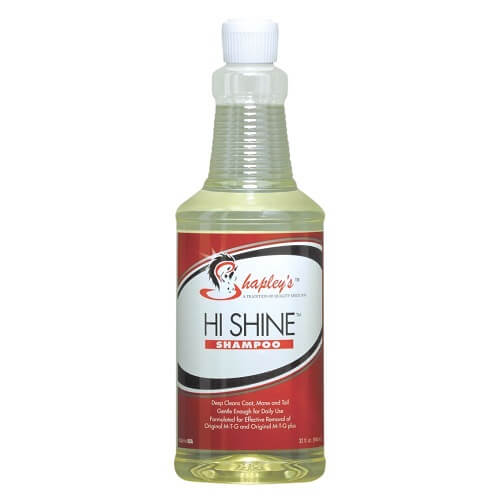 hishine shampoo för häst