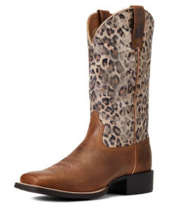 Round Up Wide Square Toe Western Boot