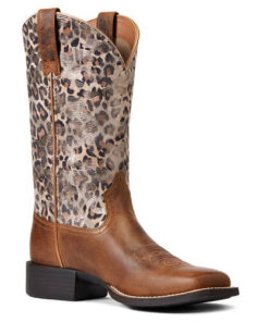 Round Up Wide Square Toe Western Boot