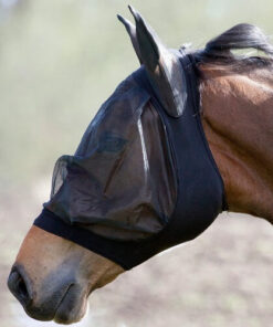 Flughuva för häst i mjuk lycra