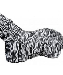 flugtäcke i zebramönster