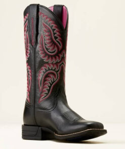 svarta westernboots Ariat