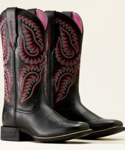 svarta westernboots Ariat