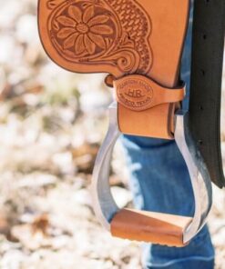 Stigbygel i aluminium för westernsadel