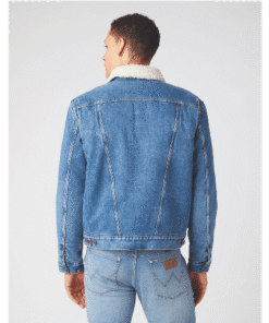 Wrangler jeansjacka med teddyfoder