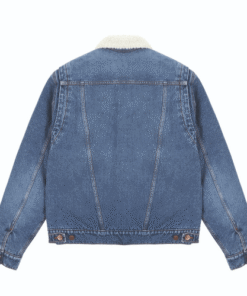 Wrangler jeansjacka med teddyfoder
