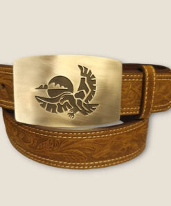 Handcrafted Colorado Silver Star buckle