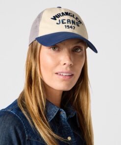 Wrangler Truckerkeps blå/vit
