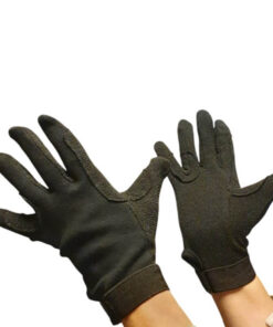 Ridhandske bomull svart