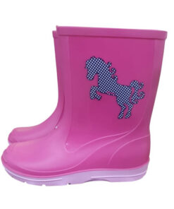 Rosa gummistövel