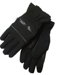 ridhandske med dragkedja