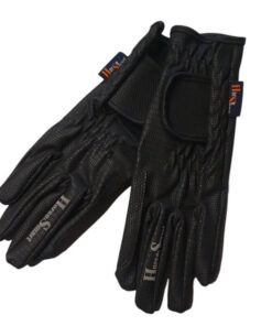 tunn ridhandske i konstmaterial