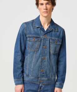 Blå jeansjacka i klassisk stil från Wrangler
