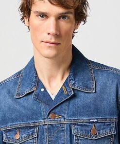 Blå jeansjacka i klassisk stil från Wrangler