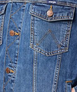 Blå jeansjacka i klassisk stil från Wrangler