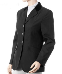 Daslö Show Jacket, svart med sametskrage