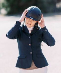 Marinblå tävlingskavaj för ridning