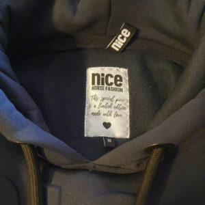 Marinblå hoodie från Nice Horsefashion