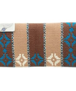 Mönstrad Sadelfilt för westernsadel från Mayatex