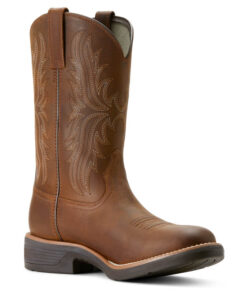 Westernboots för herr i brunt läder från Ariat