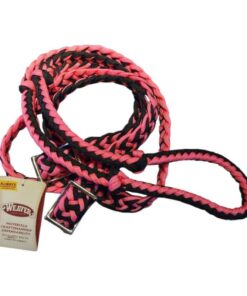 barrelracetygel från weaver, rosa/svart