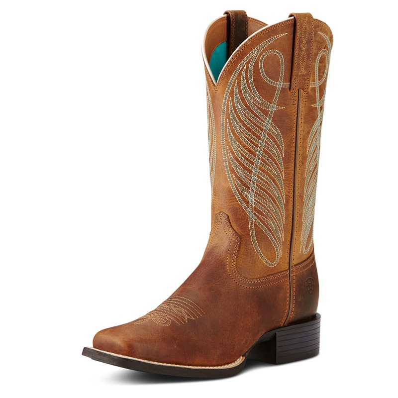 Ariat Round Up Wide Square Toe