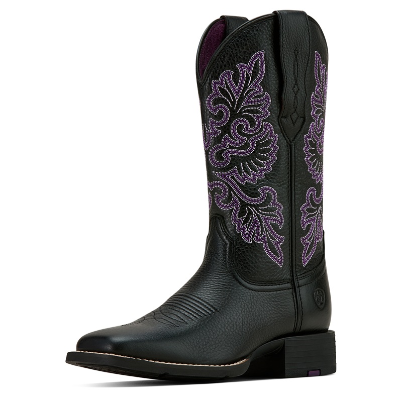 Ariat Round Up StretchFit Wide Square Toe Western Boot