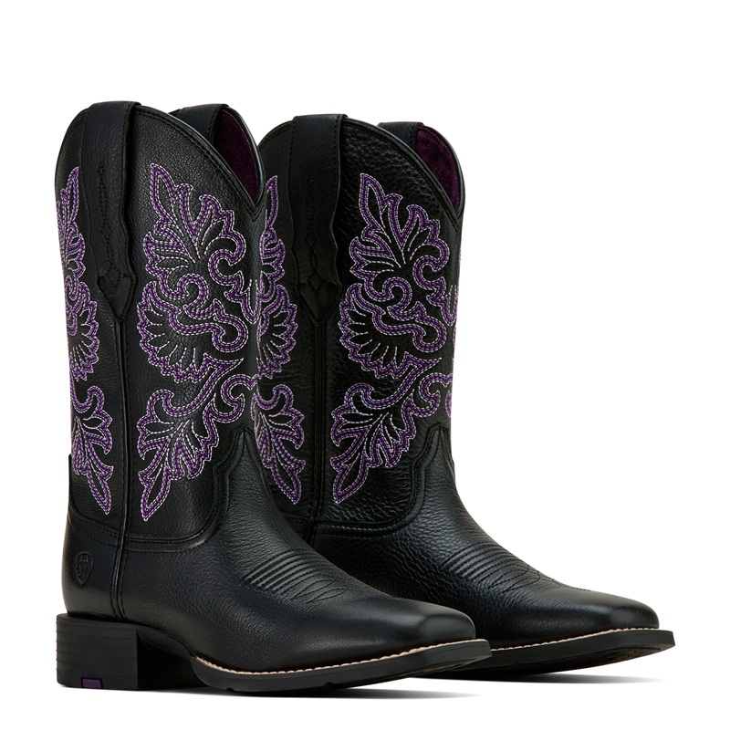 Ariat Round Up StretchFit Wide Square Toe Western Boot